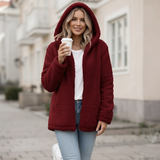 Fleece-takki hupulla - Vetoketju - Fleece-liivi Mukavuus
