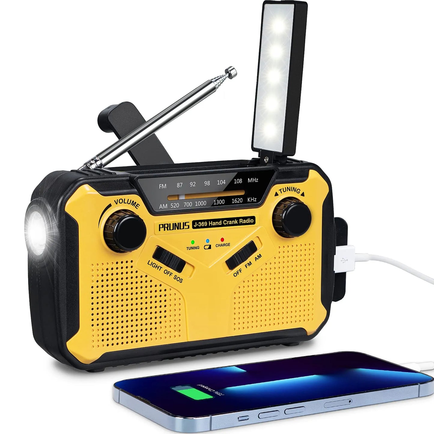 Monitoiminen hätäradio latausvaihtoehdoilla - SafeSignal-***Multifunctional Emergency Radio with Charging Options - SafeSignal-EmiyoSuomi