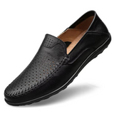 Miesten nahka loaferit slip-on italialaistyylinen casual dress kengät
