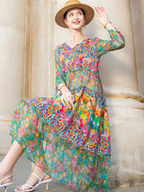 Boho Kukallinen Mekko - NAYARA™ - Style Été-Mekot-EmiyoSuomi