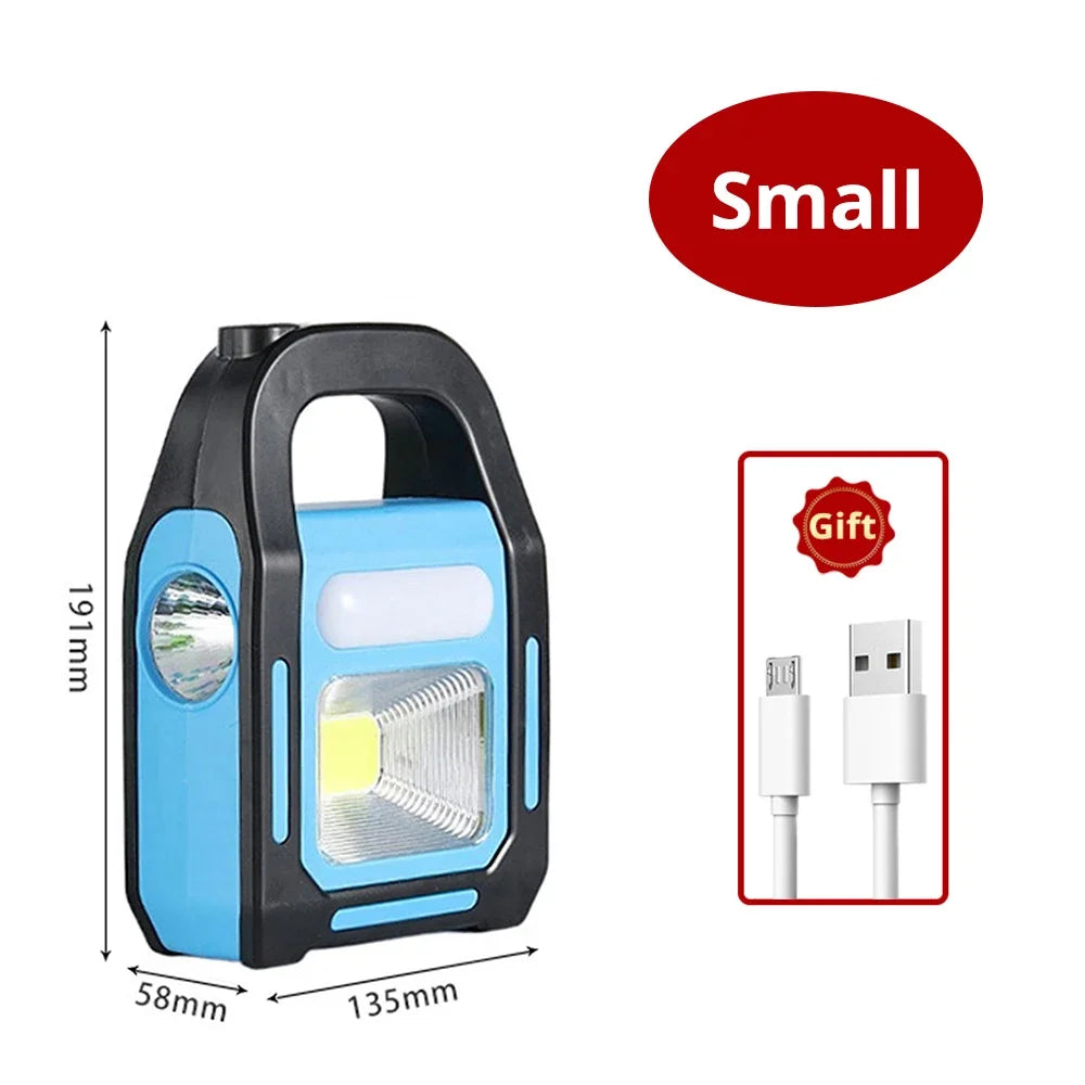 Ladattava USB-leirivalo Powerbankilla - SolarGlow-***Oplaadbare USB Campinglantaarn met Powerbank - SolarGlow-EmiyoSuomi