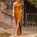 Pitkä, tyylikäs iltapuku – tyylikäs naisten maxi-mekko