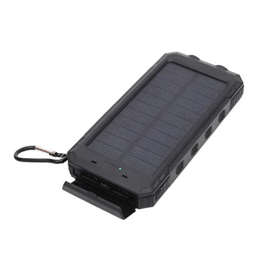 Aurinkoenergian Power Bank, jossa on taskulamppu - SolarCharge Pro-***Zonne-energie Powerbank met Zaklamp - SolarCharge Pro-EmiyoSuomi