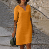 Sara - Tyylikäs kesämekko - Eleganssia ja mukavuutta-Mekot-EmiyoSuomi