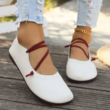 Rento nahkaflatit - neliskulmainen kärki - vintage loafers-Sandaalit-EmiyoSuomi