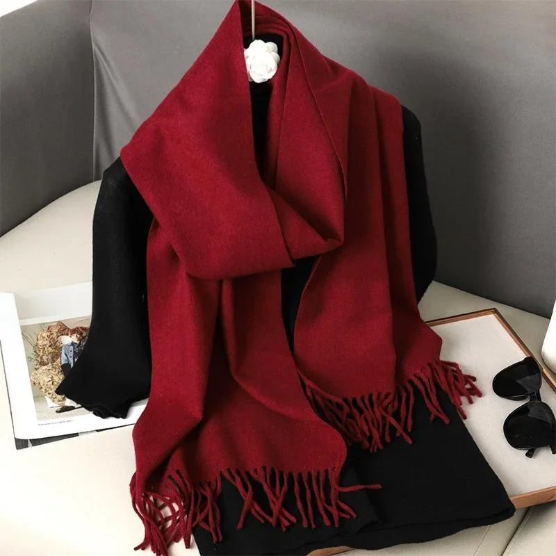 Naisten talvihuivi | 62 väriä, Pashmina, lämmin