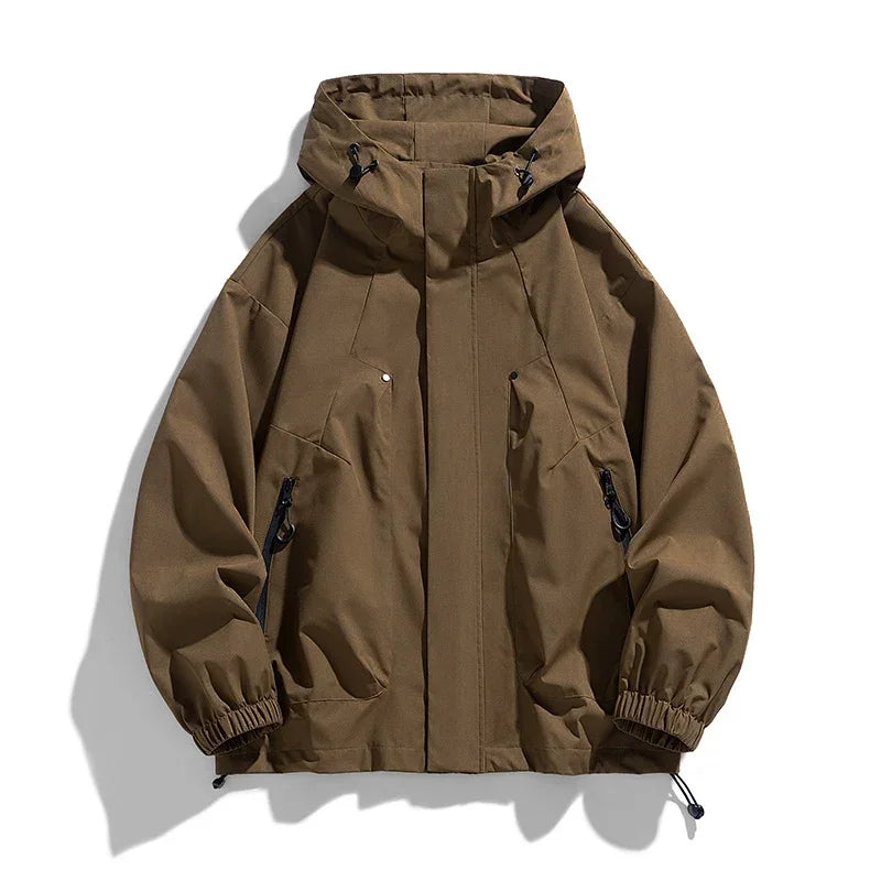 Miesten softshell tuulitakki hupullinen vedenpitävä ylisuuret koot 6XL 7XL 8XL