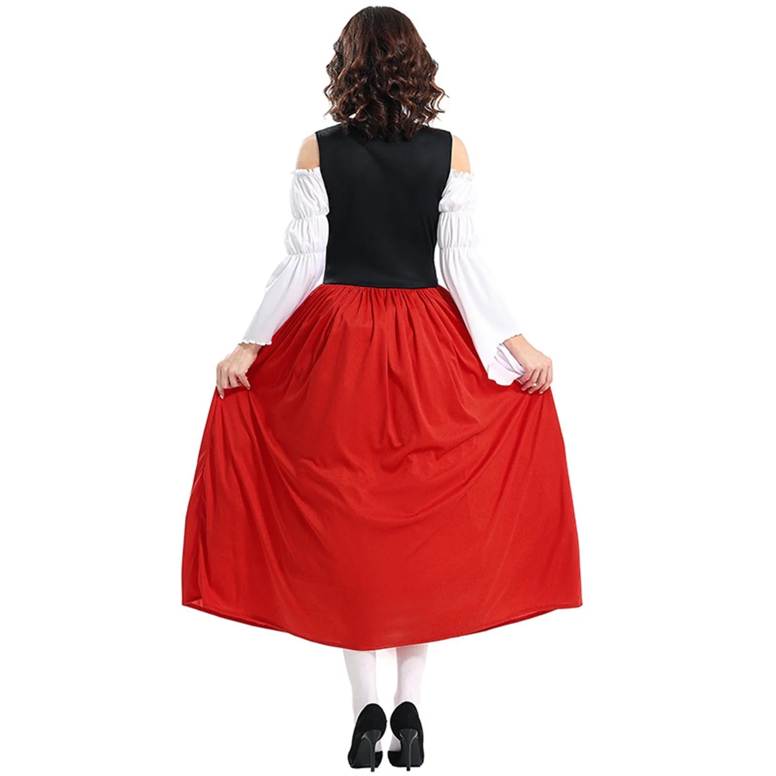 Naisten Pitkä Oktoberfest Dirndl Mekko - Kevyt Materiaali - Perinteinen Suunnittelu