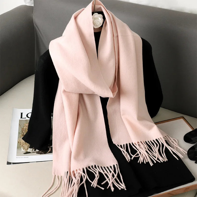 Naisten talvihuivi | 62 väriä, Pashmina, lämmin