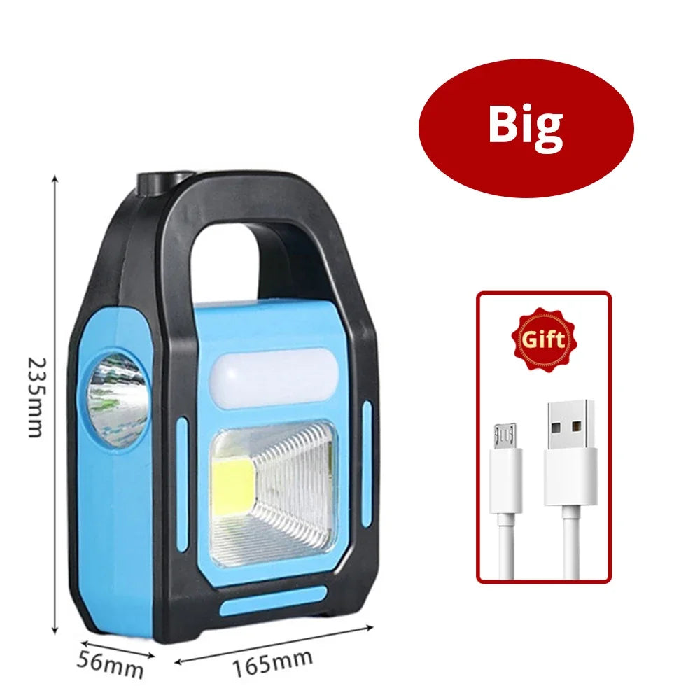 Ladattava USB-leirivalo Powerbankilla - SolarGlow-***Oplaadbare USB Campinglantaarn met Powerbank - SolarGlow-EmiyoSuomi