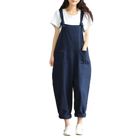 Olkaimeton Lörppö Haalari - Plus Koko 5XL - Kevät Muoti-One-Pieces-EmiyoSuomi