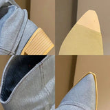 Nilkkurit naisille | Sininen denim, Chelsea-tyyli | Kevät 2025