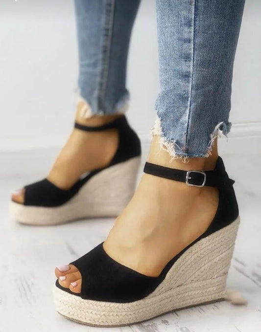 Mukavat Naisten Espadrilles Peep Toe - EmiyoSuomi