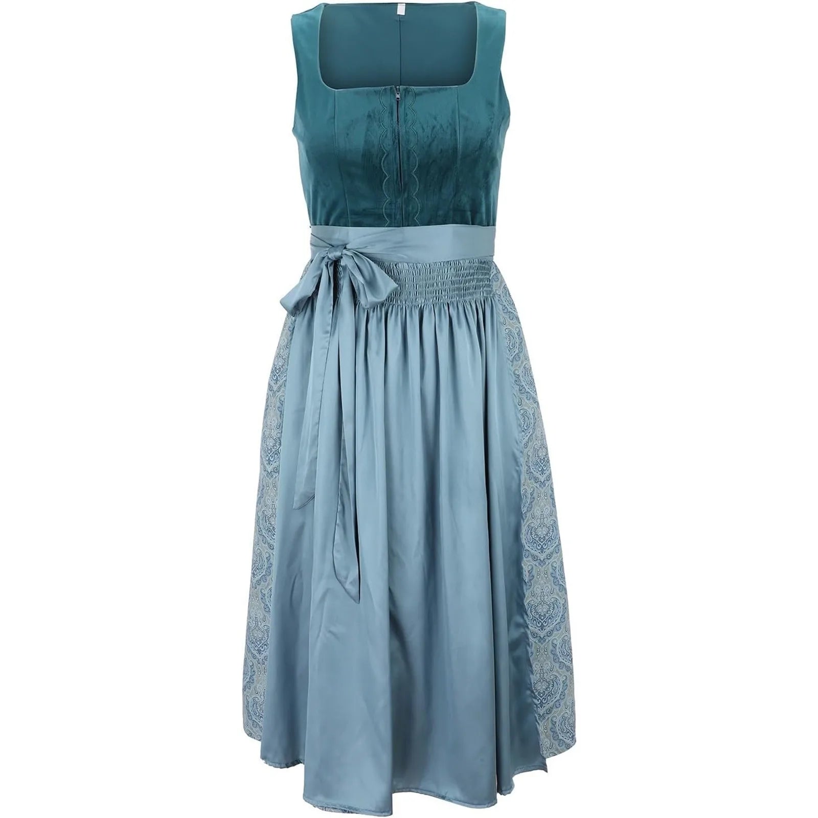 Naisten Dirndl Mekko - Kestävä Kangas - Vintage Oktoberfest Trachten
