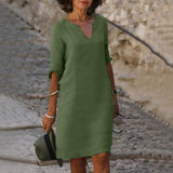 Sara - Tyylikäs kesämekko - Eleganssia ja mukavuutta-Mekot-EmiyoSuomi