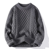 Jouluneule miesten villainen pyöreäkaula pullover syys- ja talvikauteen