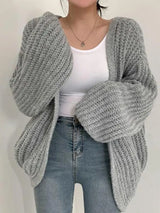 Naisten cardigan laternanhiha Y2K streetwear vintage tyyli
