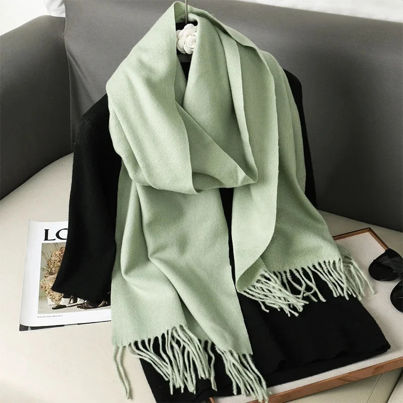Naisten talvihuivi | 62 väriä, Pashmina, lämmin