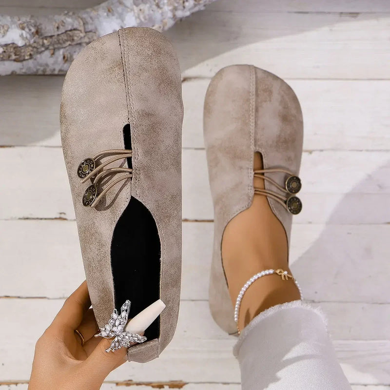 Nahka Barefoot Kengät - SERRA️ - Mukavuus - Luonnollisuus-kengät-EmiyoSuomi