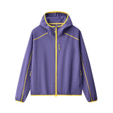 Unisex waffle soft shell takki korkea kaulus vetoketju kevät syksy ulkoilu