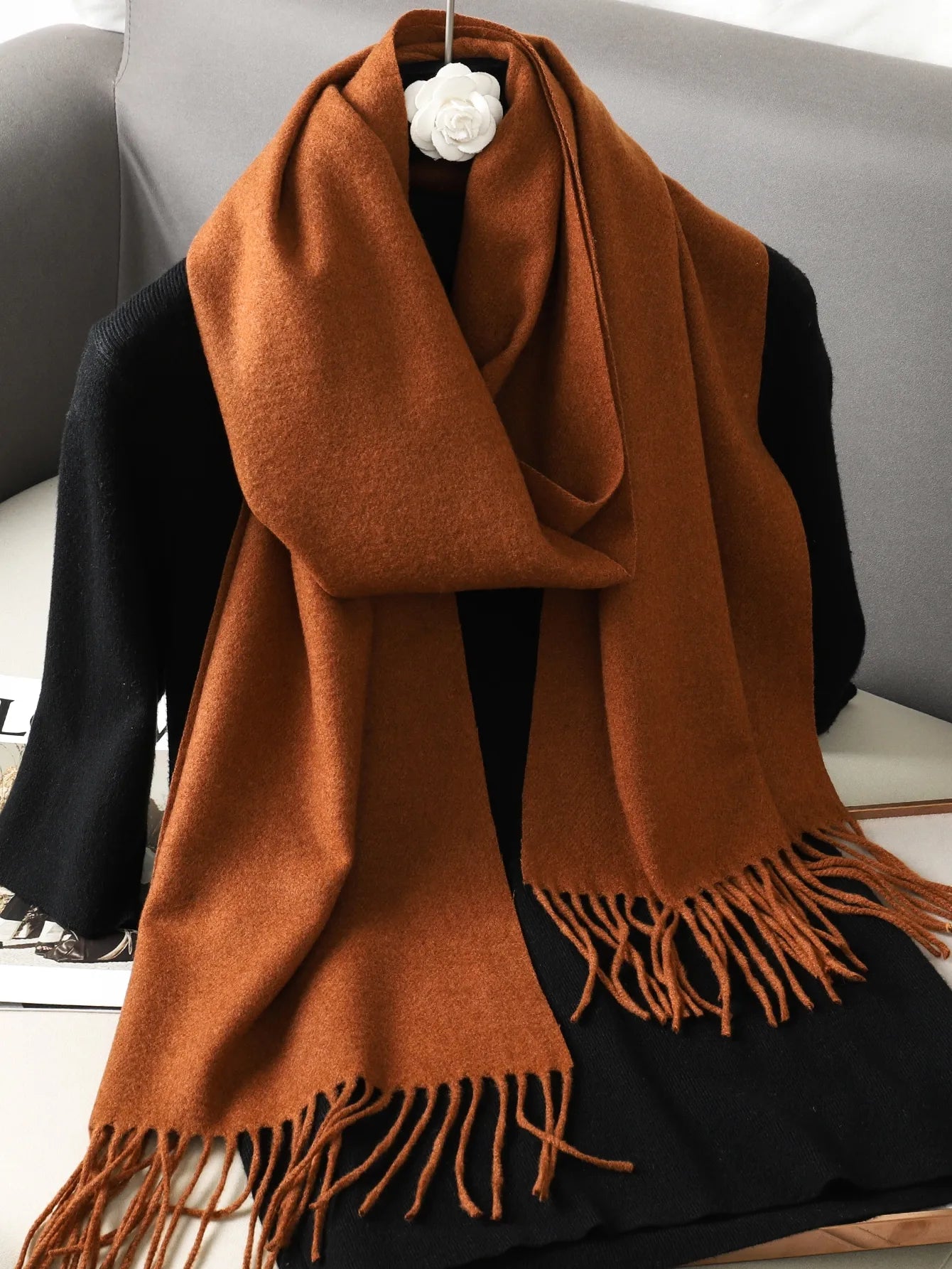 Naisten talvihuivi | 62 väriä, Pashmina, lämmin