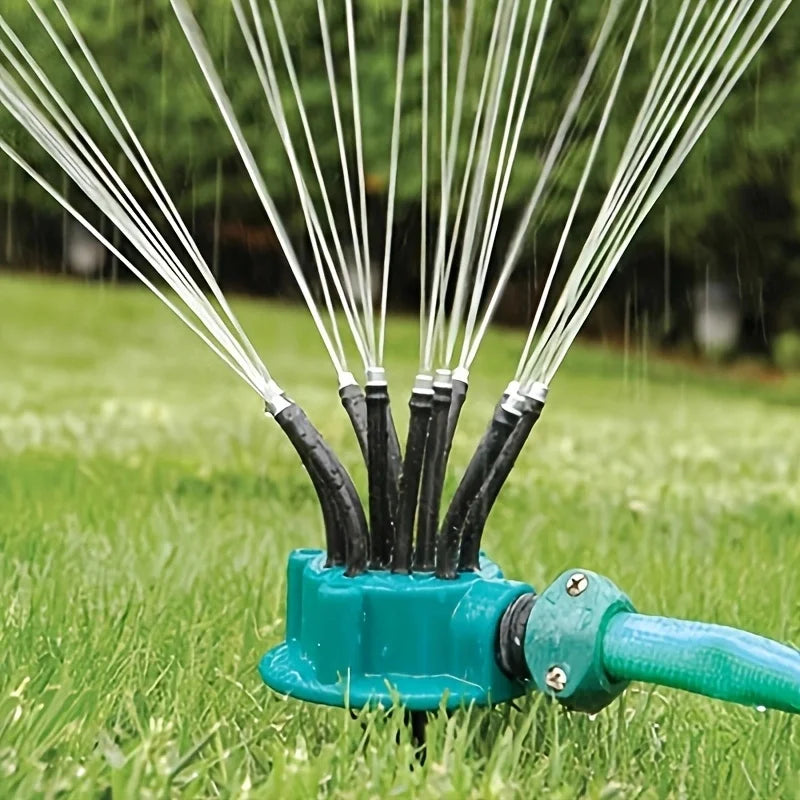 Liora | 12-in-1 puutarhan kastelijärjestelmä 360° pyörivällä sprinklerillä