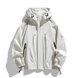 Miesten softshell tuulitakki hupullinen vedenpitävä ylisuuret koot 6XL 7XL 8XL