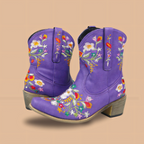 Marly - Säänkestävät Cowgirl Vintage Saappaat - Tyyli - Mukavuus - Kestävyys-kengät-EmiyoSuomi