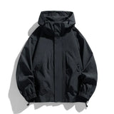 Miesten softshell tuulitakki hupullinen vedenpitävä ylisuuret koot 6XL 7XL 8XL