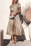 Evangeline - Robe satin élégante - Mode femme-Mekot-EmiyoSuomi
