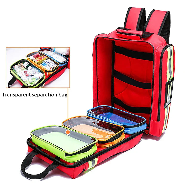 Suuri ensiapu- ja selviytymislaukku - RescueReady-***Large First Aid & Survival Backpack - RescueReady-EmiyoSuomi