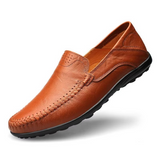Miesten nahka loaferit slip-on italialaistyylinen casual dress kengät