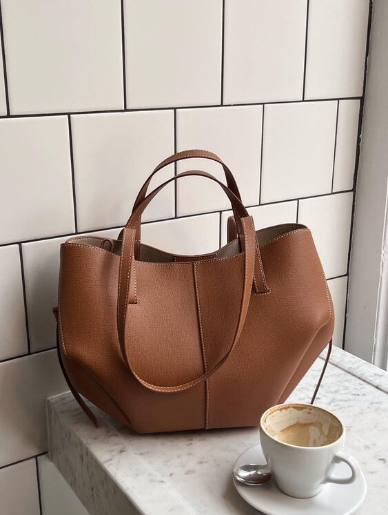 Isabella – Vintage PU-nahkainen käsilaukku
