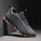 Sportschoenen Heren Hardloopschoenen Demping Vetersluiting Casual