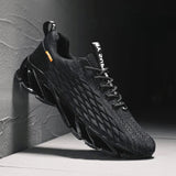 Sportschoenen Heren Hardloopschoenen Demping Vetersluiting Casual