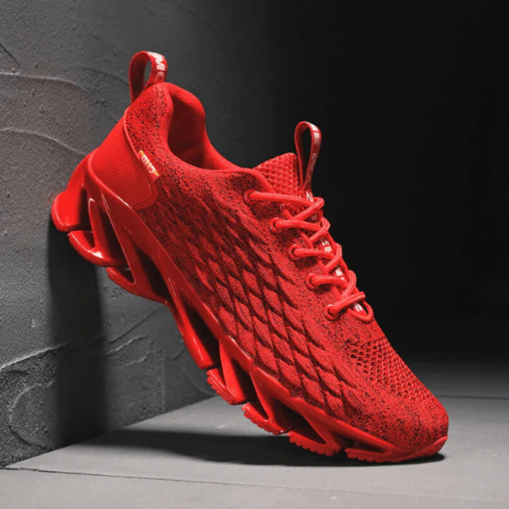 Sportschoenen Heren Hardloopschoenen Demping Vetersluiting Casual