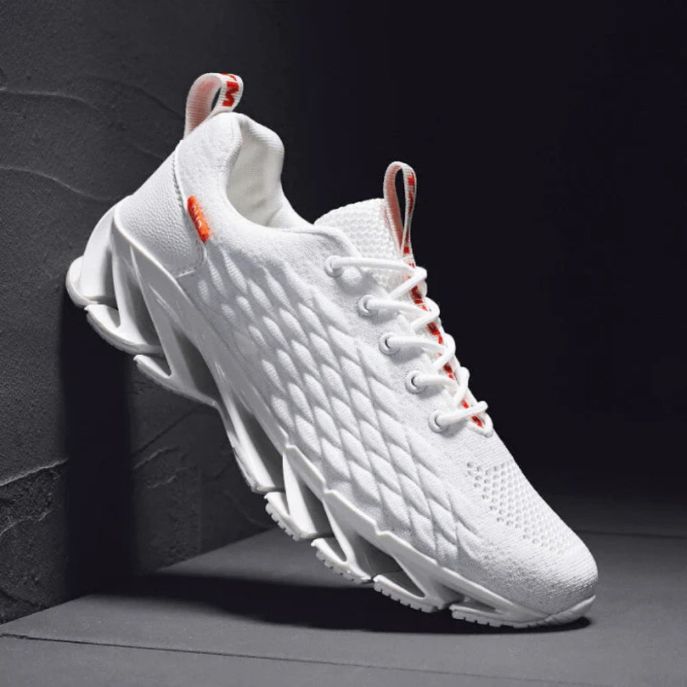 Sportschoenen Heren Hardloopschoenen Demping Vetersluiting Casual