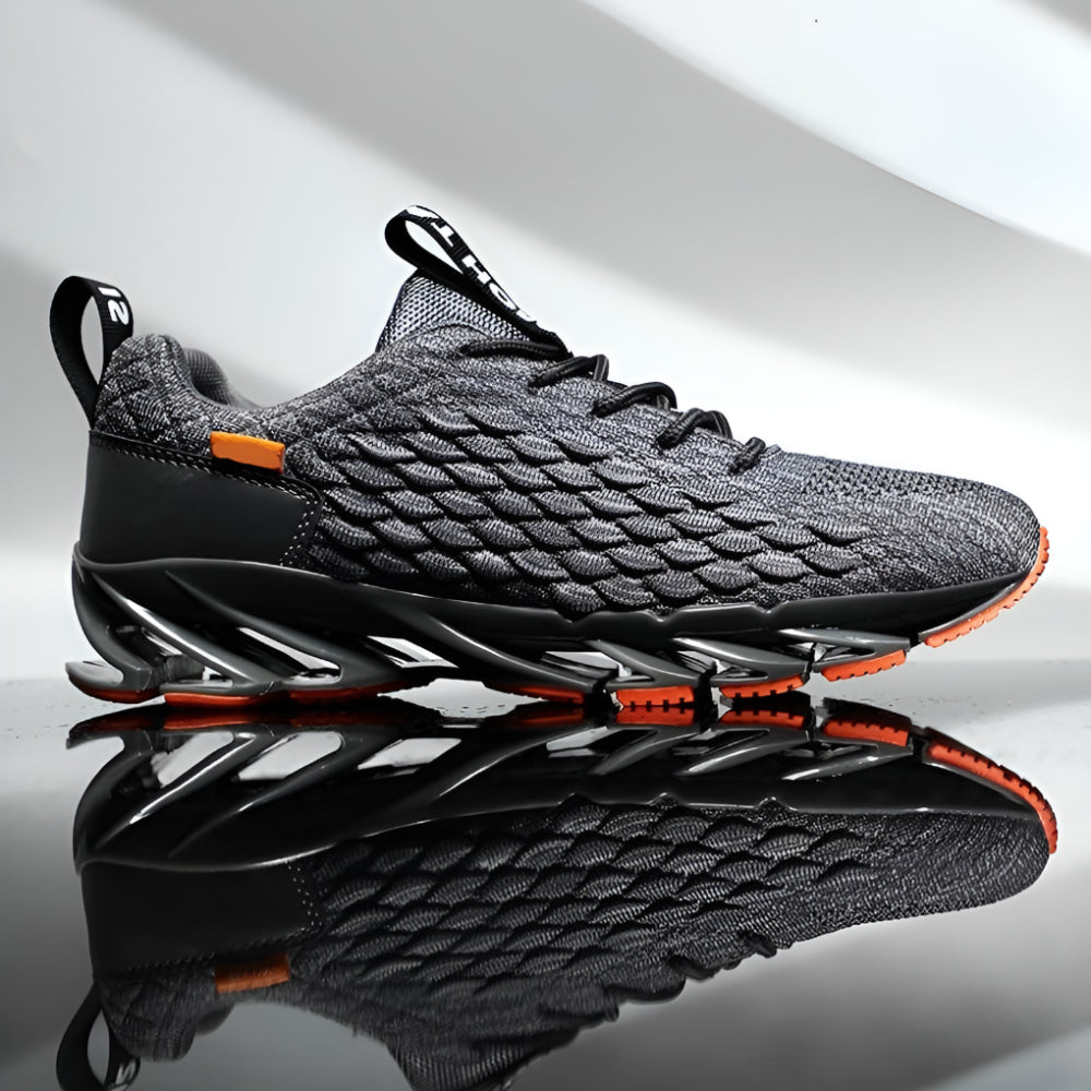 Sportschoenen Heren Hardloopschoenen Demping Vetersluiting Casual