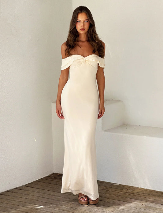 Robe française élégante - style intemporel - taille flatteuse-Mekot-EmiyoSuomi