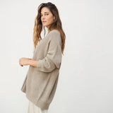 Naisten kaschmir cardigan oversized väljä istuvuus