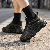 Unisex casual sneakers kevyet ja hengittävät mustat tennarit arkikäyttöön