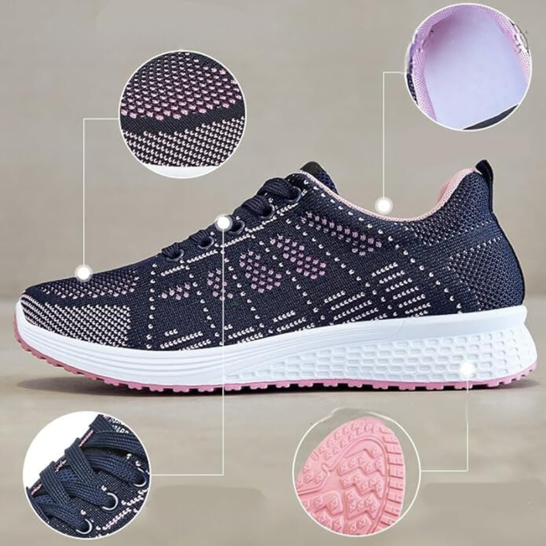 Naisten Rento Hengittävä Sneakers-RANDOM-EmiyoSuomi