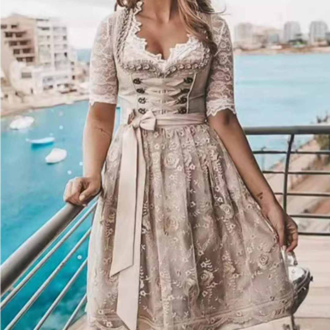 Naisten Dirndl-mekko - Kevyt Kangas - Täydellinen Oktoberfesteille