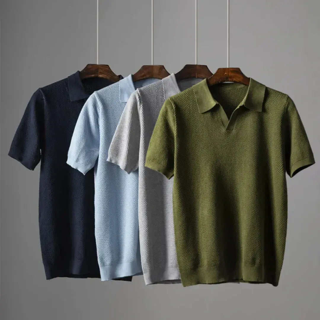 Miesten puuvilla casual paita | Valer Peru-puuvilla polo