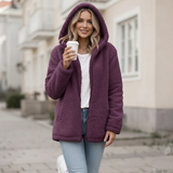 Fleece-takki hupulla - Vetoketju - Fleece-liivi Mukavuus