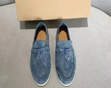 Miesten nahkakengät slip-on mokkasiinit mukavat