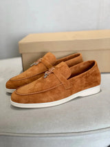 Miesten nahkakengät slip-on mokkasiinit mukavat