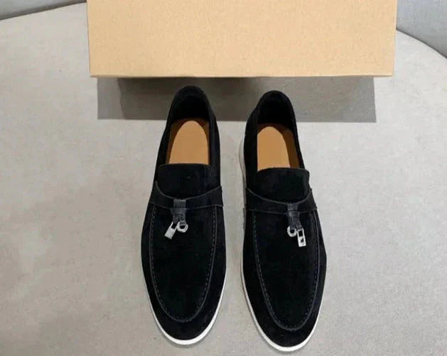 Miesten nahkakengät slip-on mokkasiinit mukavat
