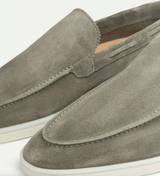 Miesten nahkaiset loaferit slip-on mokkanahasta
