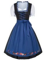 Naisten Mini Dirndl-mekko - Perinteinen Oktoberfest-muotoilu - Juhlavampi Trachten-mekko